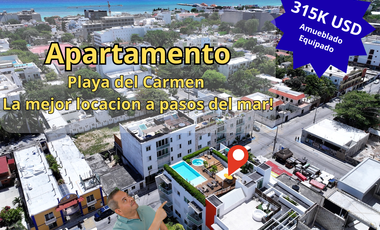 Departamento en Venta en el Centro de Playa del Carmen | Papaya Plus 303 — $315,000 USD