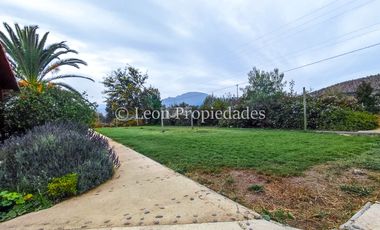 Leon Propiedades vende parcela con casa en Sector El Ajial, Curacaví.