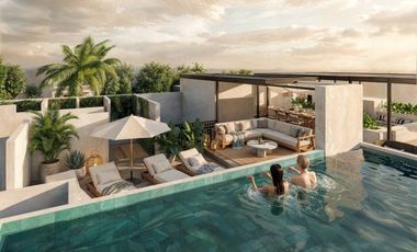 Estudios en Preventa en Desarrollo Boutique en Playa del Carmen Centro
