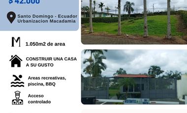 Terreno en  venta para proyecto habitacional.