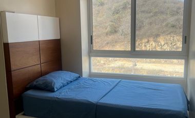 Vendo en Ocean Club-Playas  departamento amoblado con vista al mar - En 5o piso, de 3 dormitorios