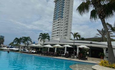 Vendo en Ocean Club-Playas  departamento amoblado con vista al mar - En 5o piso, de 3 dormitorios
