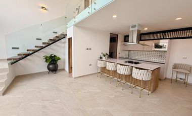 Loft de Doble Altura con jardín y Jacuzzi Privado | Huma Zibatá