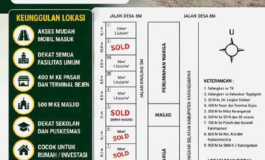 DIJUAL TANAH STRATEGIS DI TEGALGEDE KARANGANYAR HARGA DIBAWAH PASARAN