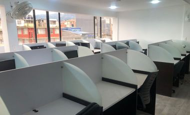 Arriendo oficina para call center amoblada