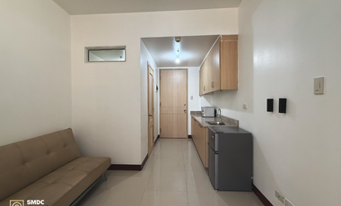 Semi-Furnished 1 Bedroom Unit with Balcony for Rent in  Unit A512 Tower 8 Field Residences Paranaque City