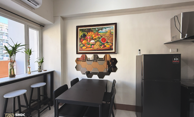 Fully-Furnished 1 Bedroom Unit with Balcony for Rent in  Unit B6B0617 Tower 6 Field Residences Parañaque City