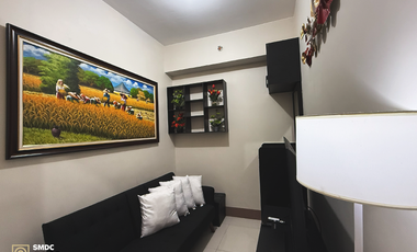 Fully-Furnished 1 Bedroom Unit with Balcony for Rent in  Unit B6B0617 Tower 6 Field Residences Parañaque City