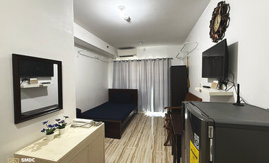 Fully-Furnished 1 Bedroom Unit with Balcony for Rent in  Unit B040154 Tower 4 Grace Residences Taguig City