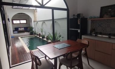 Dijual / disewakan Villa 1 lantai 2 BR minimalis modern