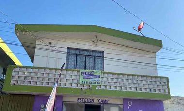 VENTA DE CASA EN EL BARRIO DE SANTIAGO EN LA CALLE FRANCISCO I MADERO EN AMOZOC DE MOTA PUEBLA