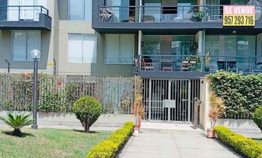 Acogedor departamento primer piso con jardín