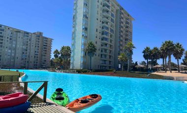 VENTA TOTALMENTE AMOBLADO CONDOMINIO LAGUNA VISTA, ALGARROBO