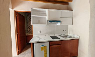 VIVIR DENTRO DEL CORAZON DEL CENTRO HISTORICO ES UN PRIVILEGIO, LOFT NUEVO, AMUEBLADO CON SERVICIOS INCLUIDOS PARA 1 o 2 PERSONAS. CONTRATO POR 1 AÑO