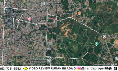 rumah siap huni type 110/210m2 di galuh marindu2 sei besar