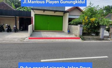 Jual ruko turun harga strategis di jalan mantous siyono wonosari Gunungkidul murah