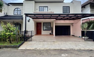 Rumah Modern Tropical Cipete Jaksel, Cluster One Gate, Kolam Renang, Furnished
