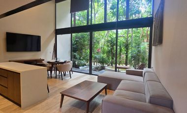 Loft Plus doble altura amueblado, Mistiq Temple II, Tulum