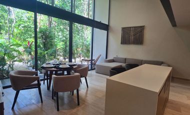 Loft Plus doble altura amueblado, Mistiq Temple II, Tulum