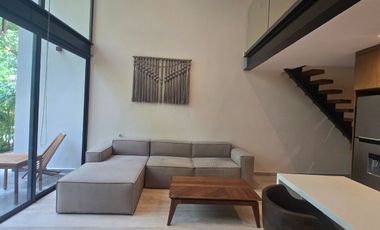 Loft Plus doble altura amueblado, Mistiq Temple II, Tulum
