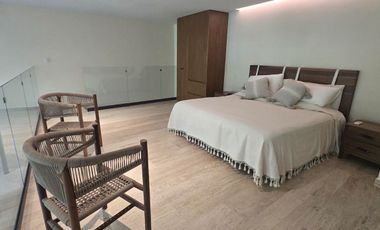 Loft Plus doble altura amueblado, Mistiq Temple II, Tulum