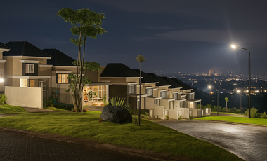 Rumah kota Malang View Gunung City Light Dataran Tinggi