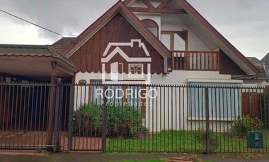 SE VENDE CASA DE 5 DORMITORIOS EN VILLA SANTA CECILIA DE TEMUCO