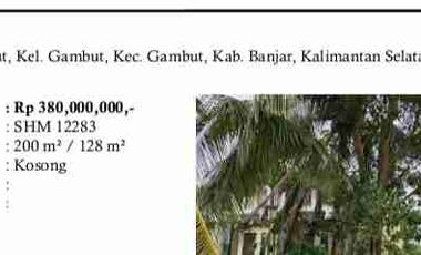 Dijual rumah murah jalan karya gambut