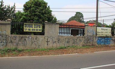 Dijual Tanah dan Rumah di jalan raya bogor siap bangun harga di bawah NJOP