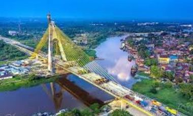 Modern Tropical High Ceiling Dijual Cepat Rumah Hook Bukit Barisan, Dekat Mall SKA & RS Awal Bros Sudirman Pekanbaru, Pasar Arengka, Sekolah Dharma Lo