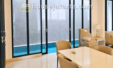 Disewakan Rumah Kemang Fully Furnished + Swimming Poo