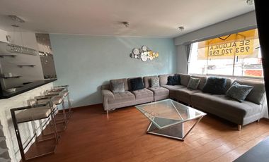 Alquiler Departamento Amoblado San Isidro (cerca Av. Aramburu, Canaval y Moreira)