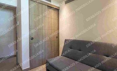 Renta de Departamento en planta baj amueblado con club de playa, alberca, seguridad en Corasol