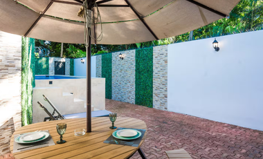 Única Casa de 3 Recámaras + Espacio Flex y Alberca Privada en el Centro de Playa del Carmen