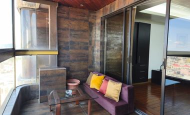 Suite amoblada de alquiler en el Centro de Guayaquil, incluye alícuota.