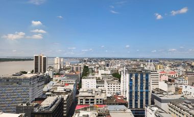 Suite amoblada de alquiler en el Centro de Guayaquil, incluye alícuota.