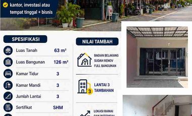 Murah nih Ruko 2,5 lantai  Savoy JGC Cakung Jakarta Timur siap usaha bisa KPR
