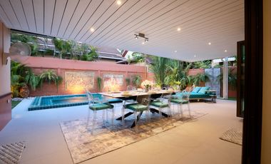 Totally refurbished pool villa in gated community in the upcoming Bang Saray
