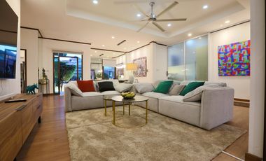 Totally refurbished pool villa in gated community in the upcoming Bang Saray