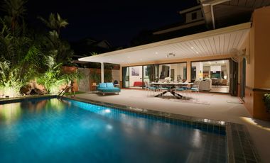 Totally refurbished pool villa in gated community in the upcoming Bang Saray