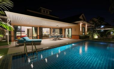 Totally refurbished pool villa in gated community in the upcoming Bang Saray