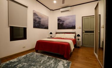 Totally refurbished pool villa in gated community in the upcoming Bang Saray