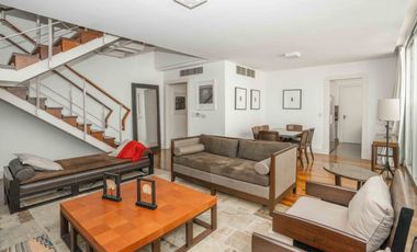 Magnifico Triplex en alquiler en Puerto Madero Estilo Neoyorquino amoblamiento Premium UNICO con Parrilla y Terraza Imperdible