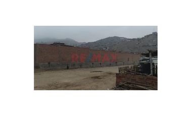 Ocasion Terreno En Jicamarca Con La Mejor Ubicación