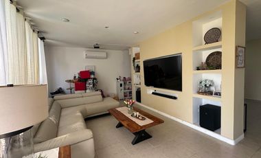 renta de casa en conkal con paneles solares ,3 cuartos con piscina