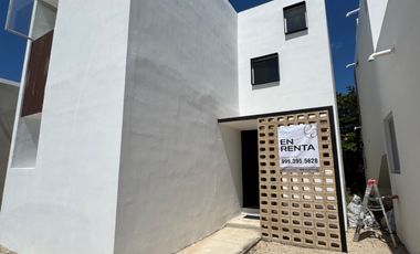 SE RENTA CASA AMUEBLADA DE 3 RECÁMARAS EN AMANECERES KANASIN, MERIDA YUC.