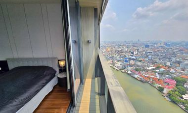 Ultra Luxury Freehold Condo : Banyan Tree Residences Riverside Bangkok, 78 Sqm Like-new, Fl41, river view. Amazing price