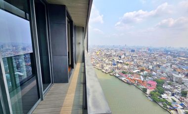 Ultra Luxury Freehold Condo : Banyan Tree Residences Riverside Bangkok, 78 Sqm Like-new, Fl41, river view. Amazing price