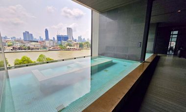 Ultra Luxury Freehold Condo : Banyan Tree Residences Riverside Bangkok, 78 Sqm Like-new, Fl41, river view. Amazing price