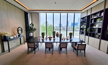 Ultra Luxury Freehold Condo : Banyan Tree Residences Riverside Bangkok, 78 Sqm Like-new, Fl41, river view. Amazing price
